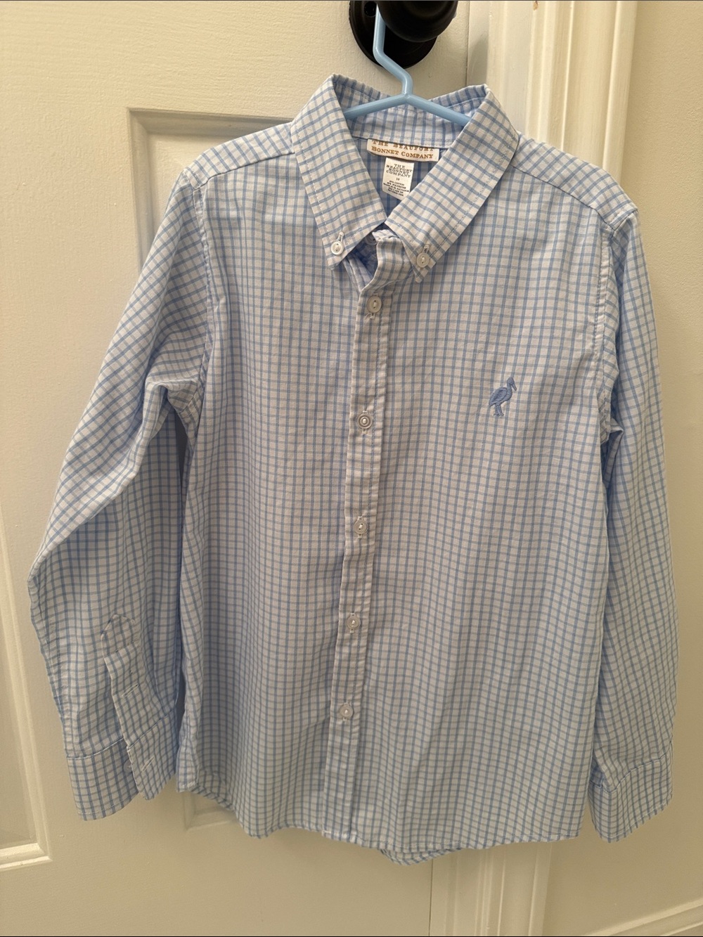 The Beaufort Bonnet Company Dean’s List Dress Shirt Beale Street Blue Windowpane